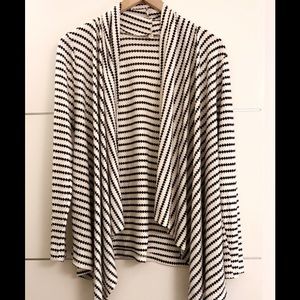 Lily White Black & White Diamond cardigan